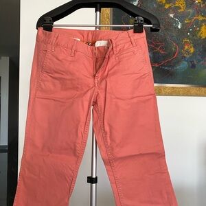 Tory Burch Coral Straight Leg Jeans